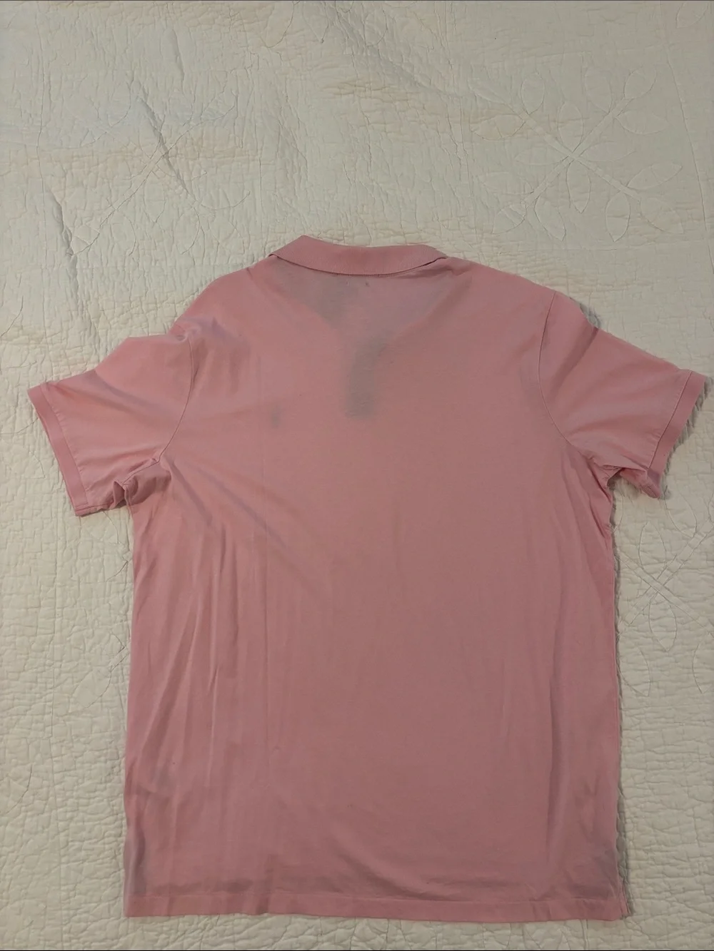 Ralph Lauren Men’s Light Pink Polo with Navy Pony